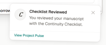 Project Pulse milestones recognizing deeper progress across a story project